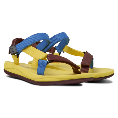 Camper Sandals For Women In Burgundy,yellow,blue