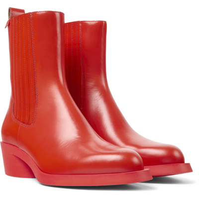 Camper Boots For Women In Red