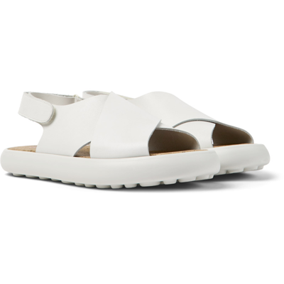 Camper Pelotas Flota Slingback Sandals In White