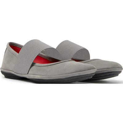 Camper Women Right Ballerinas In Grey