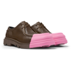 Camper Junction Contrasting-toecap Brogues In Brown