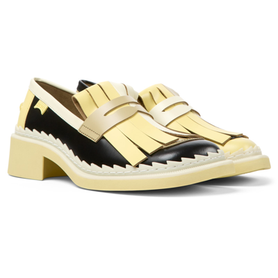 Camper Formal Shoes For Women In Yellow,black,beige