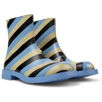 Camper Ankle Boots For Men In Beige,blue,black
