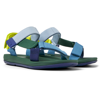 Camper Match Touch-strap Sandals In Blue,green