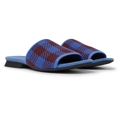 Camper Sandals For Women In Blue,burgundy