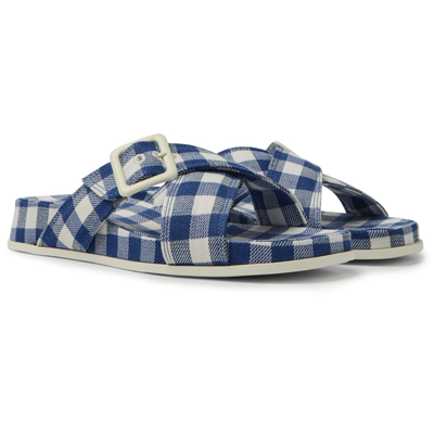 Camper Sandals For Women In Blue,white