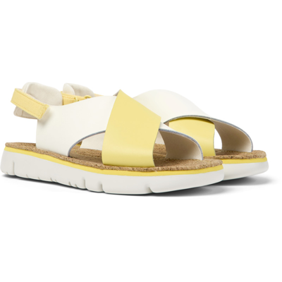 Camper Sandals For Women In Yellow,white,beige