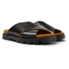 Camper Woman Sandals Black Size 8 Soft Leather In Black