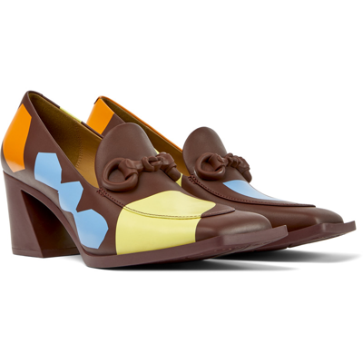 Camper Formal Shoes For Women In Burgundy,blue,orange