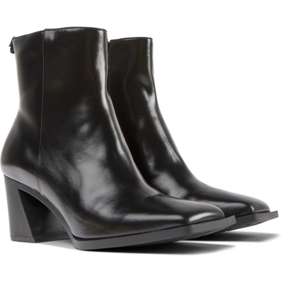 Camper Women Karole Leather Boot In Black