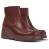 Camper Boots For Women In Burgundy