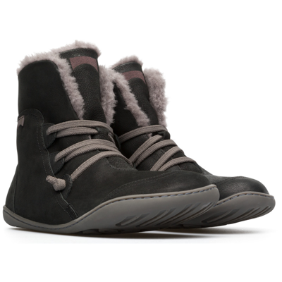 Camper Ankle Boots For Women In Black