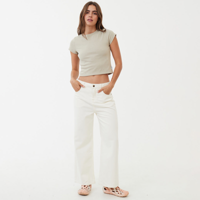 Afends Organic Denim Relaxed Fit Jean In White