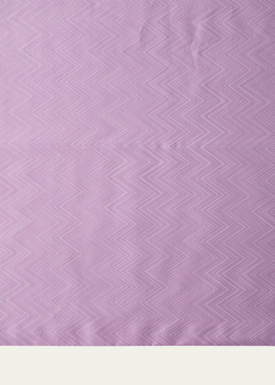 Missoni Jo Queen Flat Sheet In Purple