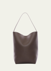 The Row Park Large North-south Tote Bag In Elephant