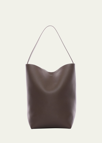 The Row Park Large North-south Tote Bag In Elephant