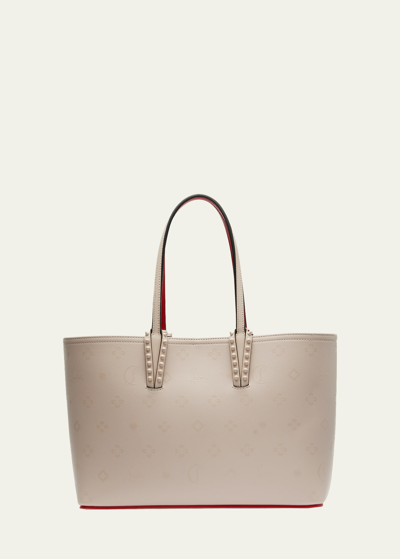 Christian Louboutin Cabata Small Empire Paris Tote Bag In Leche