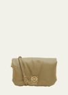 Loewe Goya Puffer Mini Bag In Clay_green