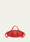 Loewe Paseo Small Leather Top-handle Bag In 5557 Sunrise Oran