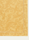 Sferra Plume Jacquard 70" X 162" Tablecloth In Yellow