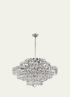 Visual Comfort Signature Sanger Large Chandelier By Aerin In Polished Nickel