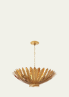 Visual Comfort Signature Hampton Large Chandelier By Aerin In Gold