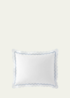 Matouk India Standard Sham In Cerulean