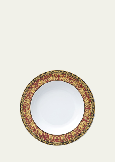VERSACE MEDUSA RED RIM SOUP BOWL