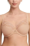 Chantelle Lingerie Every Curve Full Coverage Underwire Bra In Beige Blush