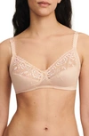Chantelle Lingerie Every Curve Full Coverage Wireless Bra In Beige Blush-1n