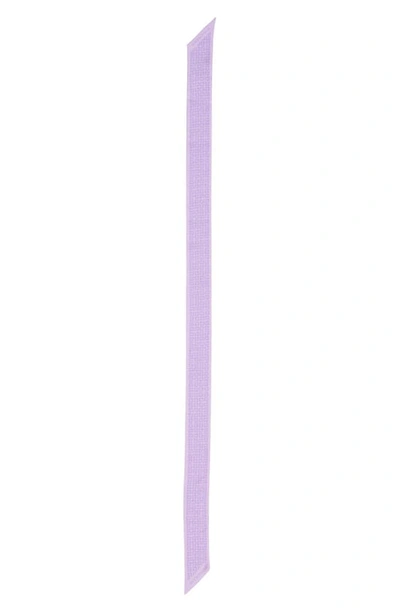 Givenchy 4g Monogram Silk Twilly Scarf In Lavender/ Purple