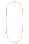 BONY LEVY 14K GOLD BOX CHAIN NECKLACE