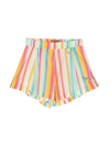 MISSONI SHORTS WITH MULTICOLOURED VERTICAL ZIG-ZAG PATTERN