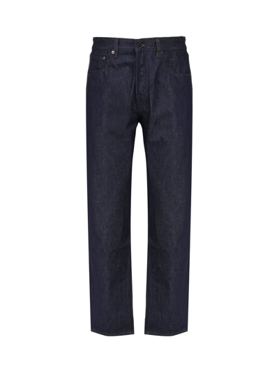 Jacquemus Straight-leg Tailored Trousers In Blue