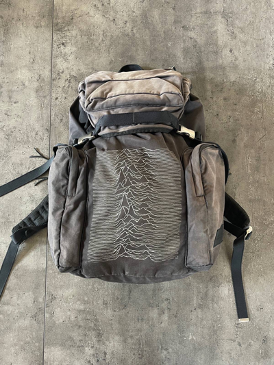 Pre-owned Undercover Aw09 Unknown Pleasures Backpack In Black