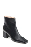 Journee Collection Haylinn Square Toe Bootie In Black
