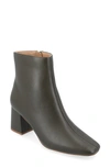 Journee Collection Haylinn Square Toe Bootie In Olive