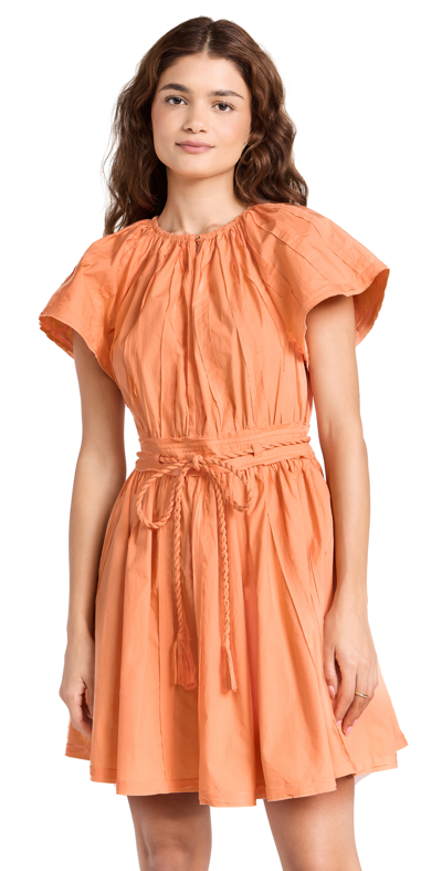 Ulla Johnson Jessa Dress In Coral