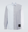 Jw Anderson Classic Fit Patchwork Cotton Shirt In Multicoloured