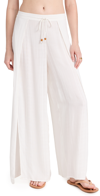 L*space Cali Wide Leg Slit Cover-up Pants In Cream