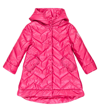 MONNALISA CHEVRON-QUILTED PADDED COAT