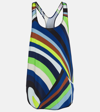 Pucci Printed Racerback Top In Multicoloured