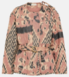 ULLA JOHNSON SAVI PRINTED JACKET