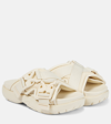 BOTTEGA VENETA SNAP BUCKLE SLIDES