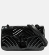 GUCCI GG MARMONT PATENT LEATHER SHOULDER BAG