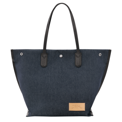 Longchamp Tote Bag L Essential In Denim