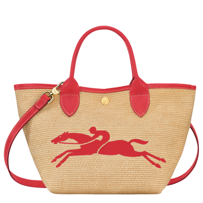 Longchamp Basket Bag S Le Panier Pliage In Red