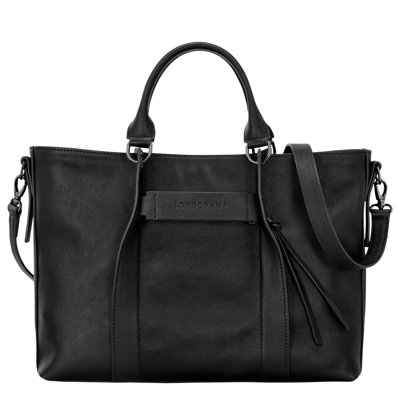 Longchamp Handbag M  3d In Black