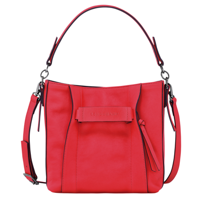 Longchamp Crossbody Bag S  3d In Red