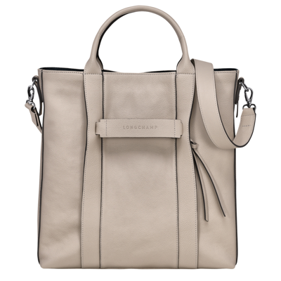 Longchamp Tote Bag M  3d In Clay